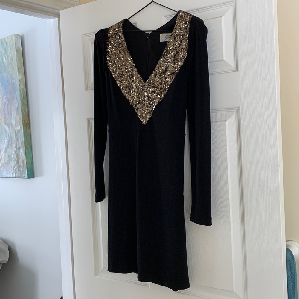 Badgely Mischka little black dress!